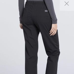 Cherokee Womens Black Scrub Pants Cargo Drawstring Excellent Condition